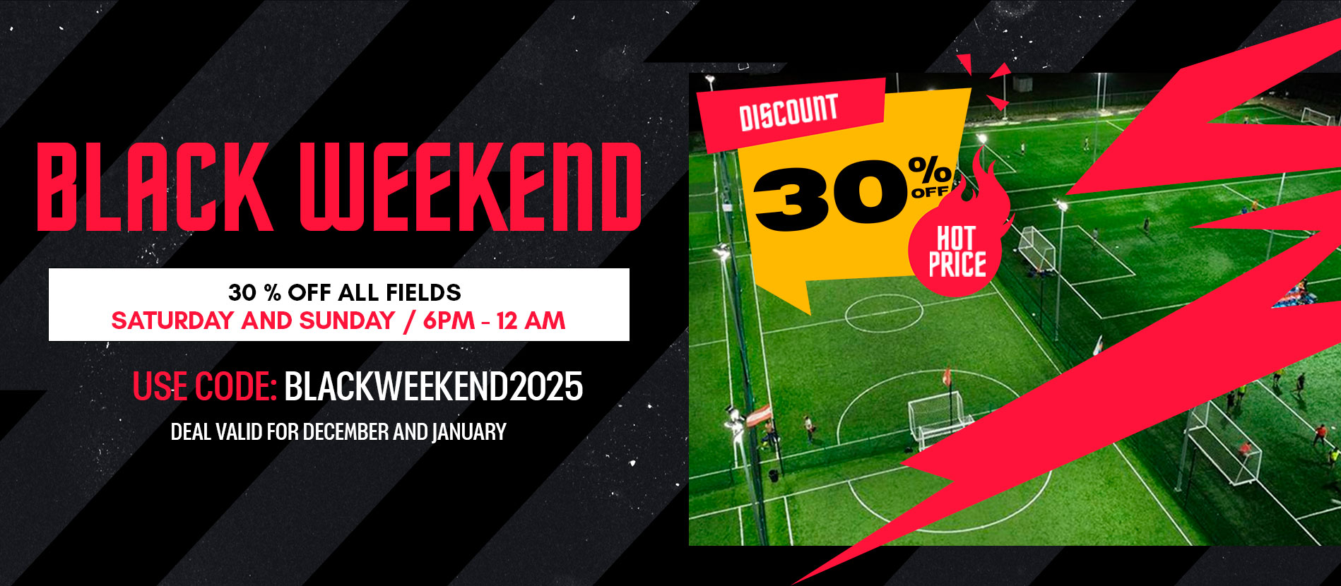 Chris standing up holding his daughter Elva